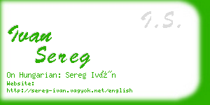 ivan sereg business card